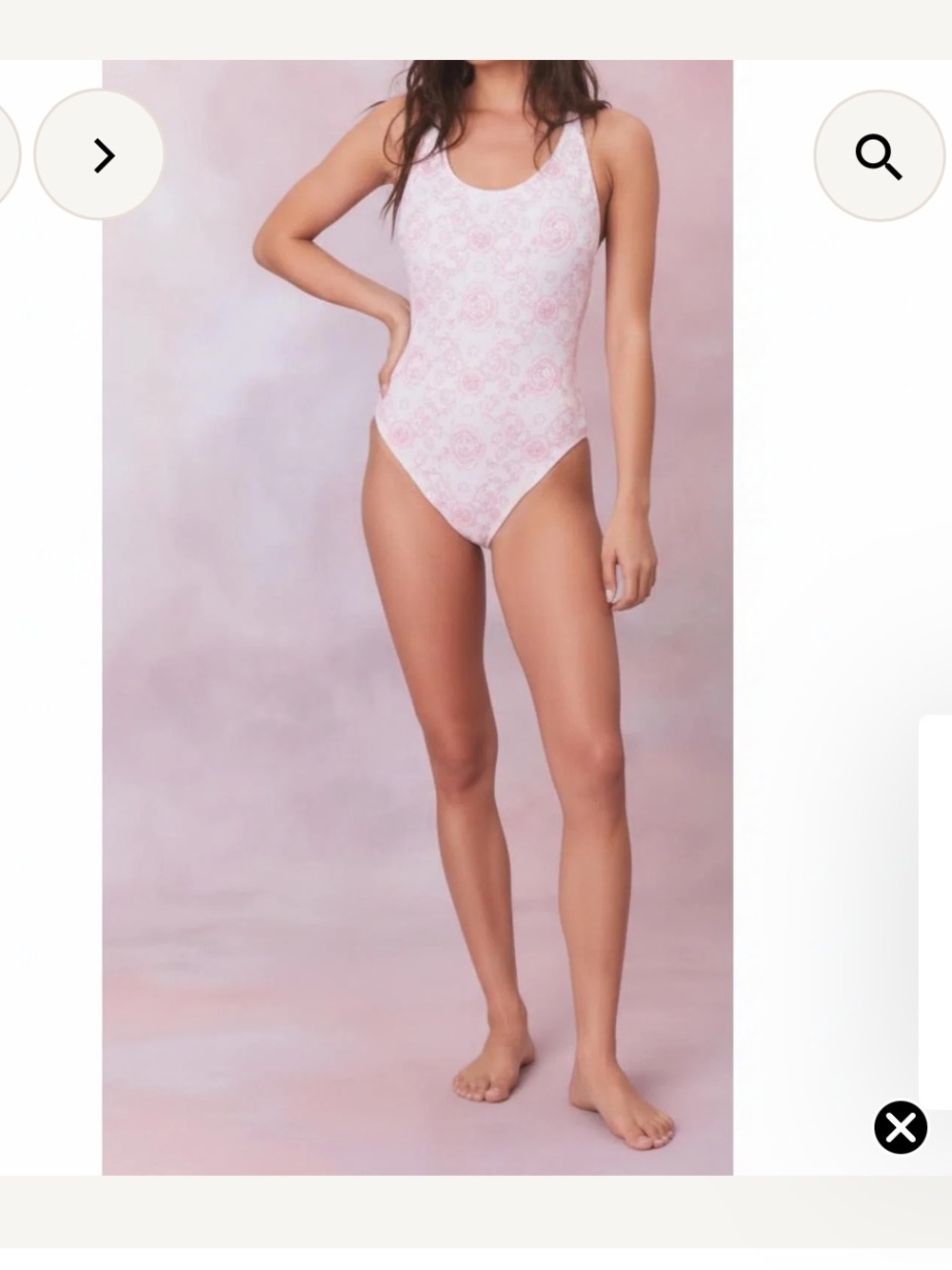 LoveShackFancy Dusk One Piece Swim Site XL NWT